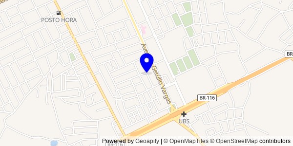 Mapa de Floresta Azul - Nutricionistas