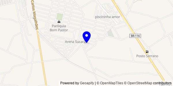 Mapa de Gandu - Fisioterapeutas