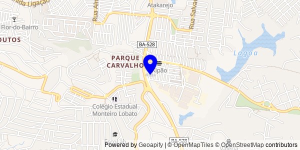 Mapa de Itacaré - Fisioterapeutas