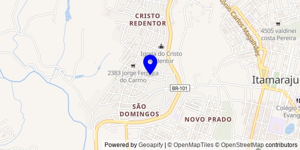 Mapa de Itapebi - Nutricionistas