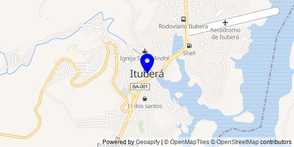 Mapa de Ituberá - Nutricionistas