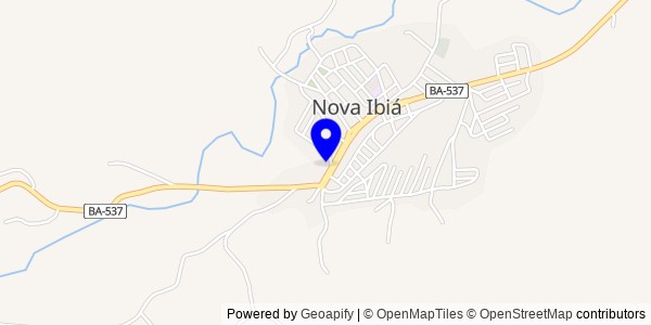 Mapa de Nova Ibiá - Nutricionistas
