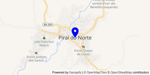 Mapa de Piraí do Norte - Fisioterapeutas