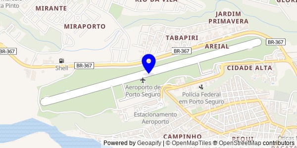 Mapa de Porto Seguro - Nutricionistas