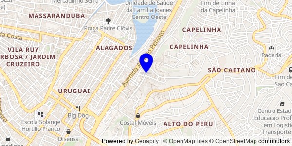 Mapa de Santa Luzia - Nutricionistas