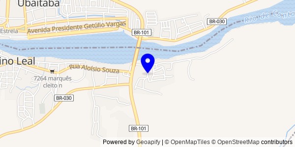 Mapa de Ubaitaba - Fisioterapeutas