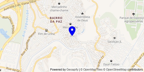 Mapa de Ubatã - Fisioterapeutas