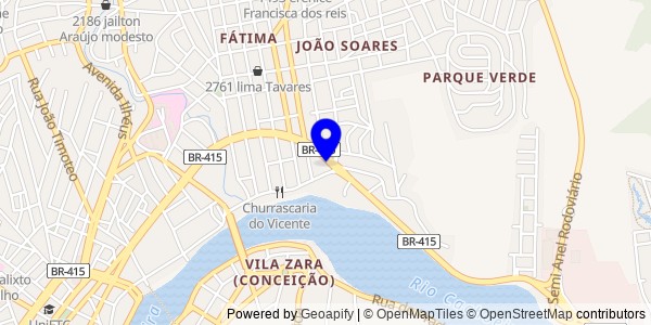 Mapa de Cachoeira - Fisioterapeutas