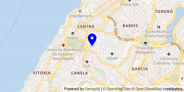 Mapa de Castro Alves - Fisioterapeutas