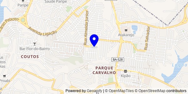 Mapa de Dom Macedo Costa - Nutricionistas