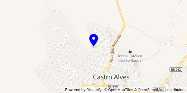 Mapa de Jaguaripe - Nutricionistas