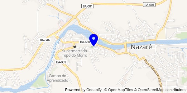 Mapa de Muniz Ferreira - Nutricionistas