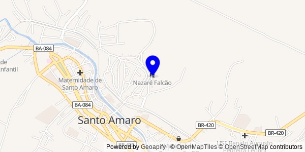 Mapa de Nazaré - Nutricionistas