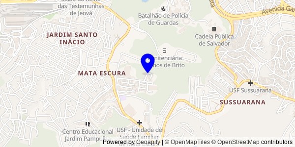 Mapa de Terra Nova - Fisioterapeutas