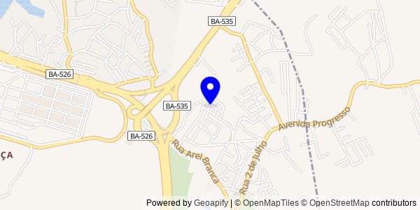 Mapa de Correntina - Nutricionistas