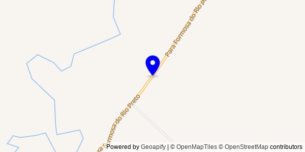 Mapa de Formosa do Rio Preto - Nutricionistas