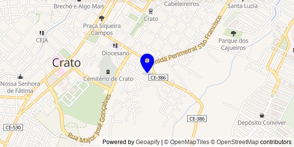 Mapa de Altaneira - Nutricionistas