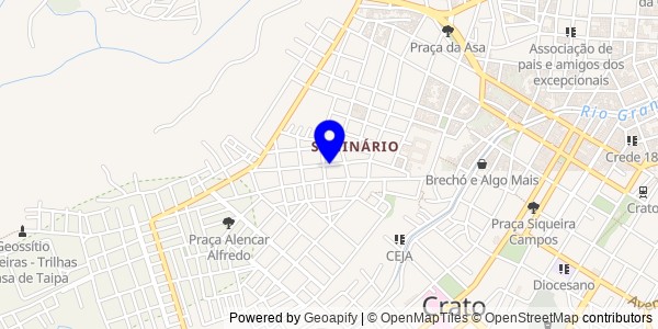 Mapa de Caririaçu - Fisioterapeutas