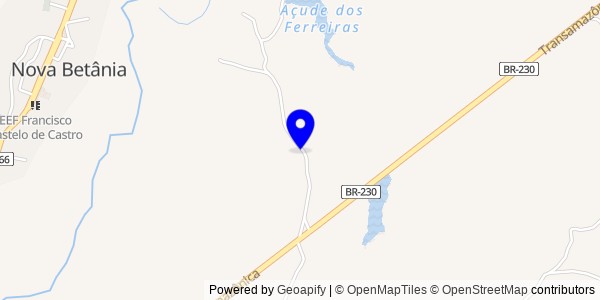 Mapa de Farias Brito - Fisioterapeutas