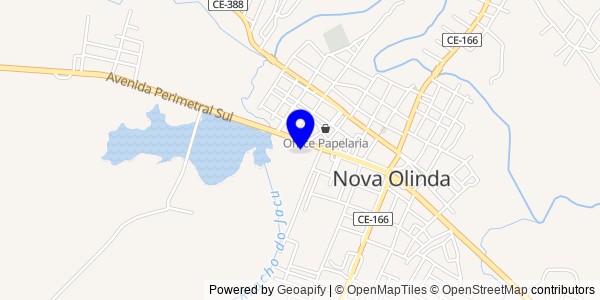 Mapa de Nova Olinda - Fisioterapeutas