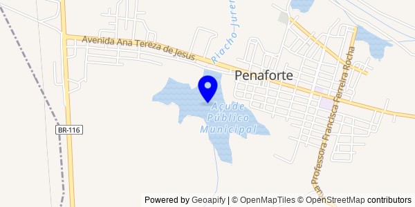 Mapa de Penaforte - Fisioterapeutas