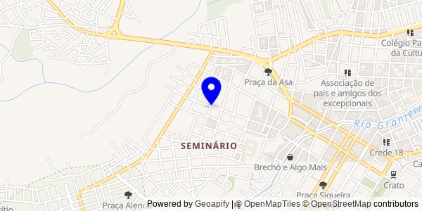 Mapa de Santana do Cariri - Nutricionistas