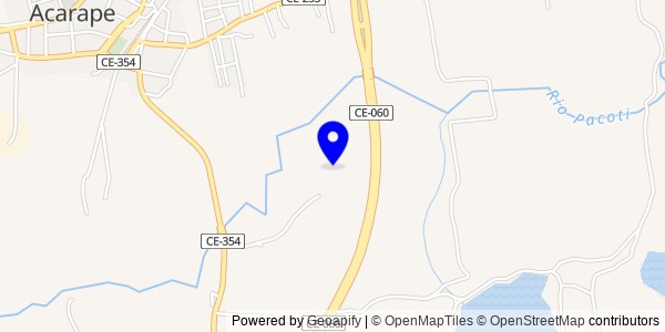 Mapa de Acarape - Nutricionistas