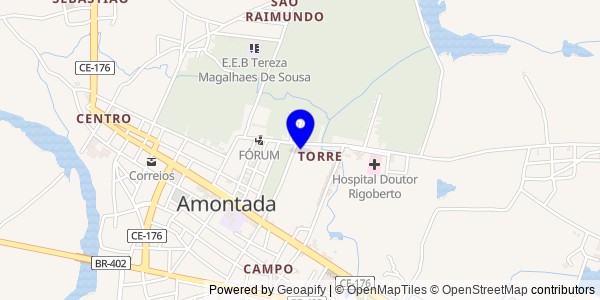 Mapa de Amontada - Fisioterapeutas