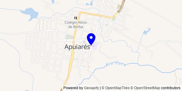 Mapa de Apuiarés - Fisioterapeutas