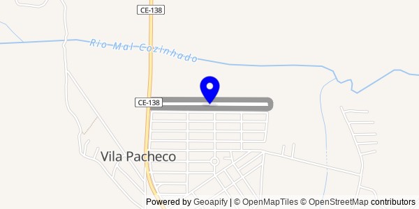 Mapa de Cascavel - Nutricionistas