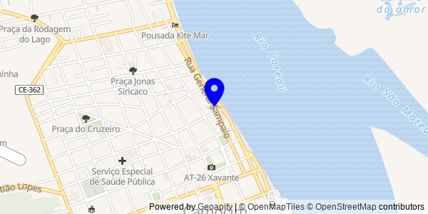 Mapa de General Sampaio - Fisioterapeutas