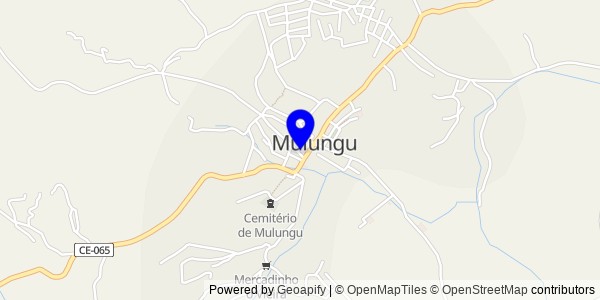 Mapa de Mulungu - Fisioterapeutas