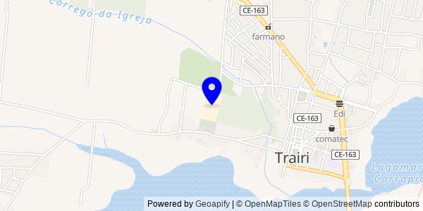 Mapa de Trairi - Nutricionistas