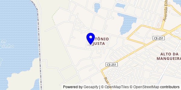 Mapa de Bela Cruz - Nutricionistas