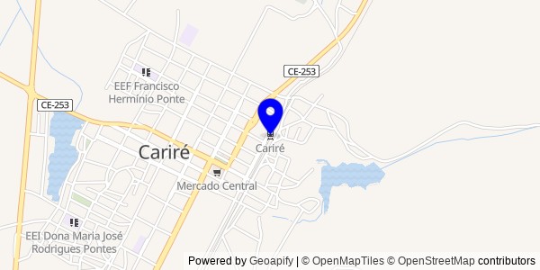 Mapa de Cariré - Nutricionistas