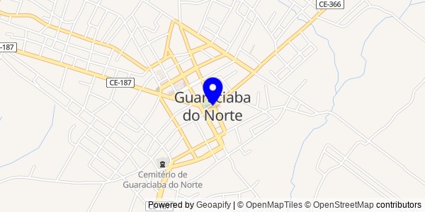Mapa de Guaraciaba do Norte - Nutricionistas