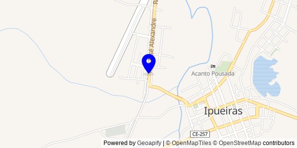 Mapa de Ipueiras - Fisioterapeutas