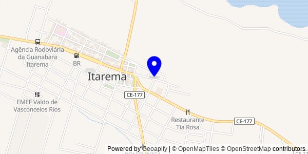 Mapa de Itarema - Nutricionistas