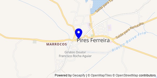 Mapa de Pires Ferreira - Nutricionistas