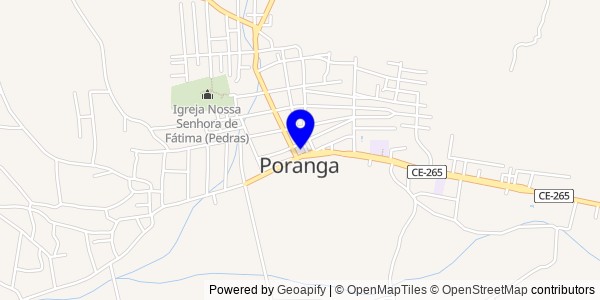 Mapa de Poranga - Fisioterapeutas