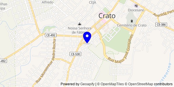 Mapa de Acopiara - Nutricionistas