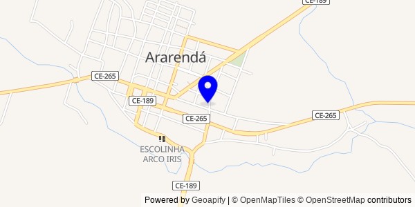 Mapa de Ararendá - Nutricionistas