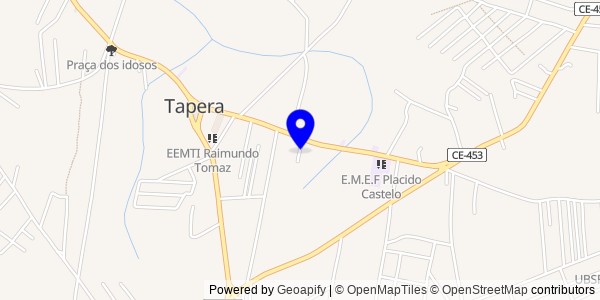 Mapa de Mombaça - Nutricionistas