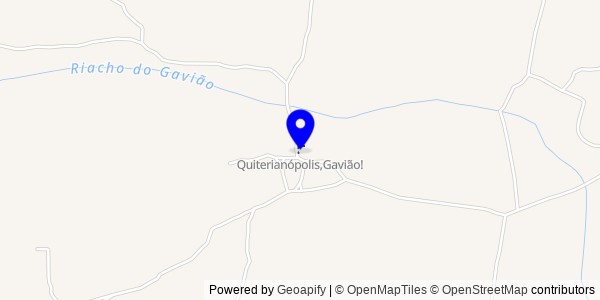 Mapa de Quiterianópolis - Nutricionistas