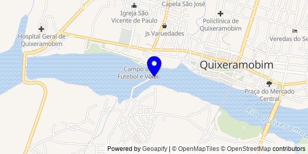 Mapa de Quixeramobim - Nutricionistas