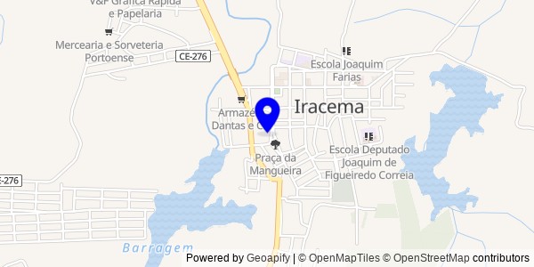 Mapa de Iracema - Nutricionistas