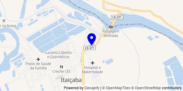 Mapa de Itaiçaba - Fisioterapeutas