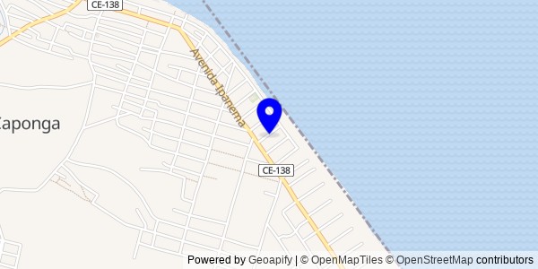 Mapa de Jaguaruana - Fisioterapeutas