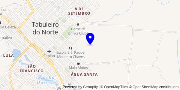 Mapa de Tabuleiro do Norte - Fisioterapeutas