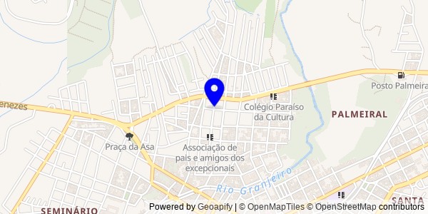 Mapa de Antonina do Norte - Fisioterapeutas